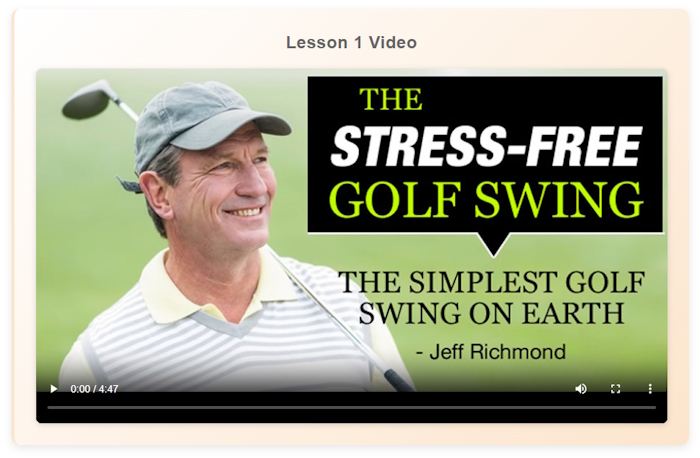 Stress-Free Golf Swing Videos